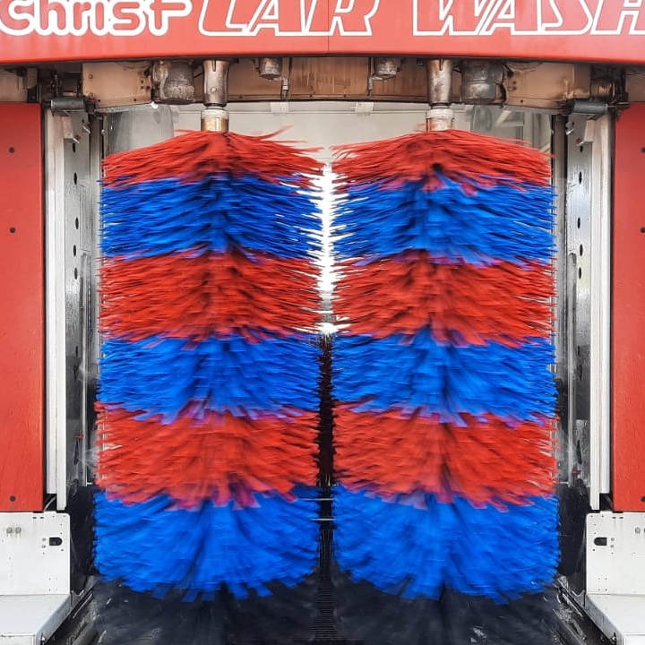 Neue Textilwaschbürsten an unserer Waschanlage